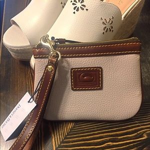 NWT Dooney & Bourke medium wristlet.